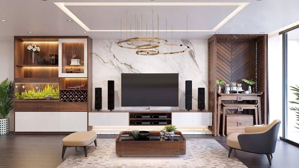 Thiết kế khu vực thờ cúng tại vị trí nhiều ánh sáng
