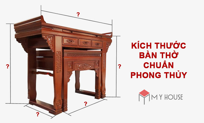kich thuoc ban tho chuan phong thuy