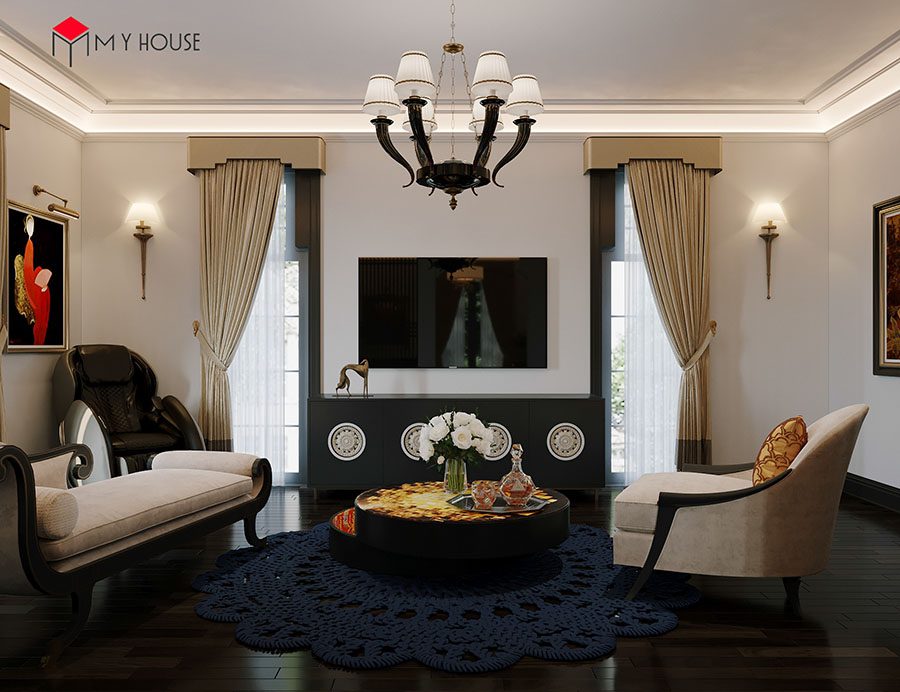 Mẫu căn hộ phong cách indochine