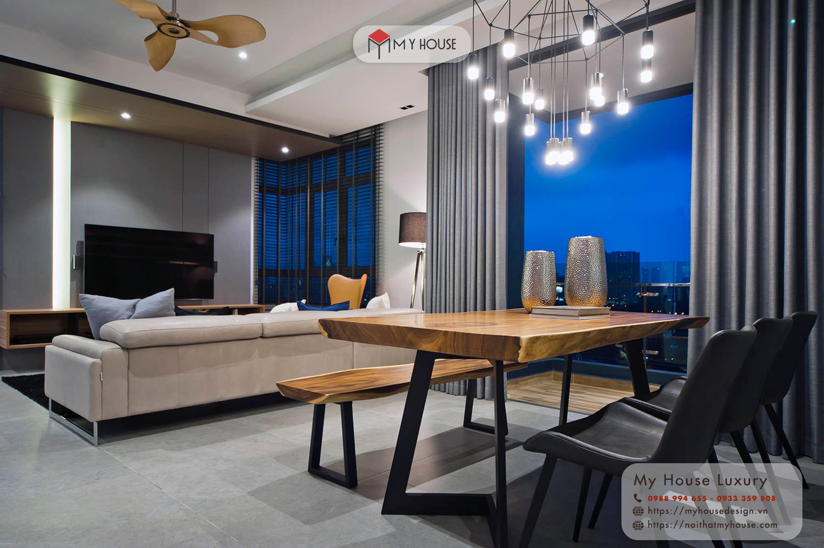 thiết kế nhà chung cư đẹp 70m2