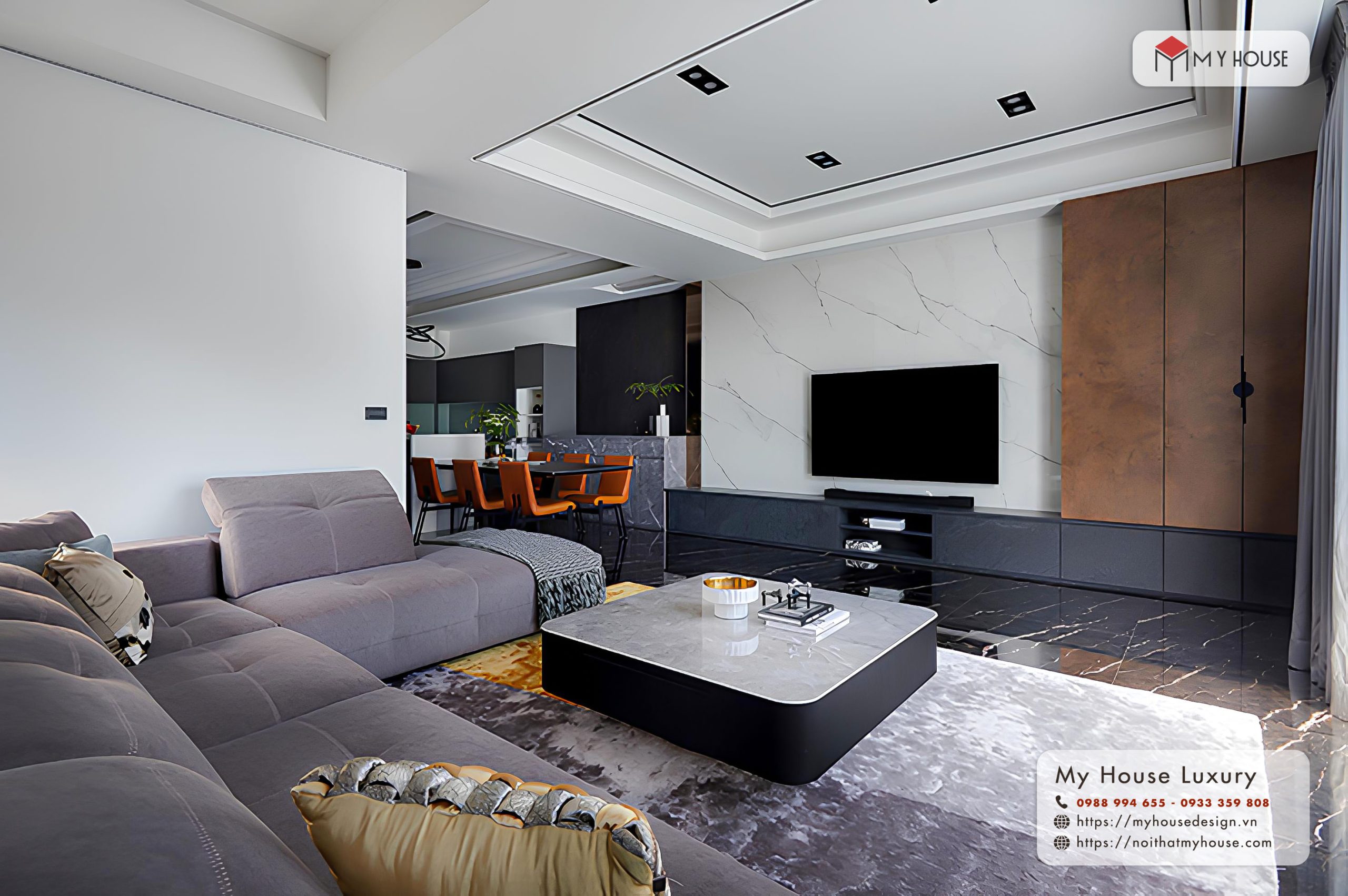 thiết kế nội thất chung cư 120m2