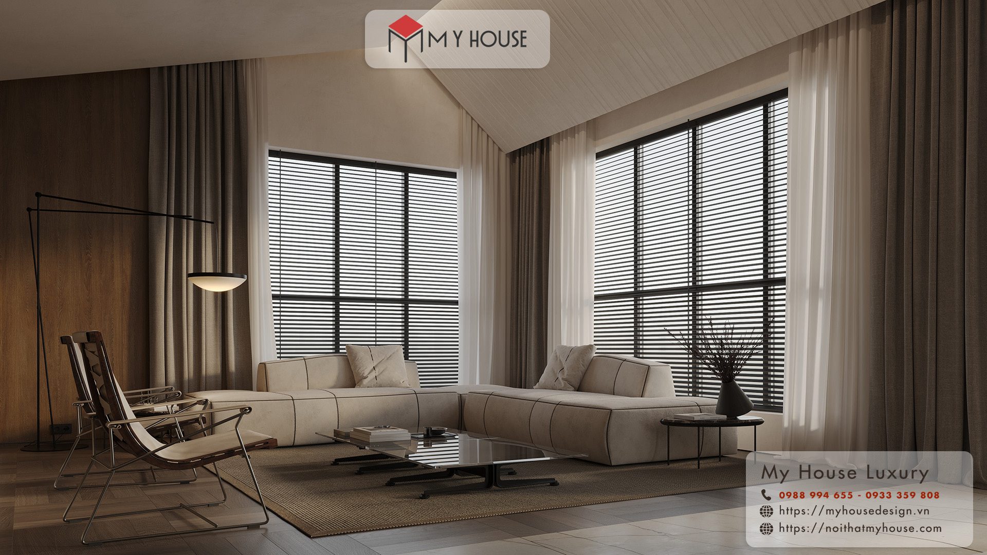 thiết kế nội thất phòng khách chung cư
