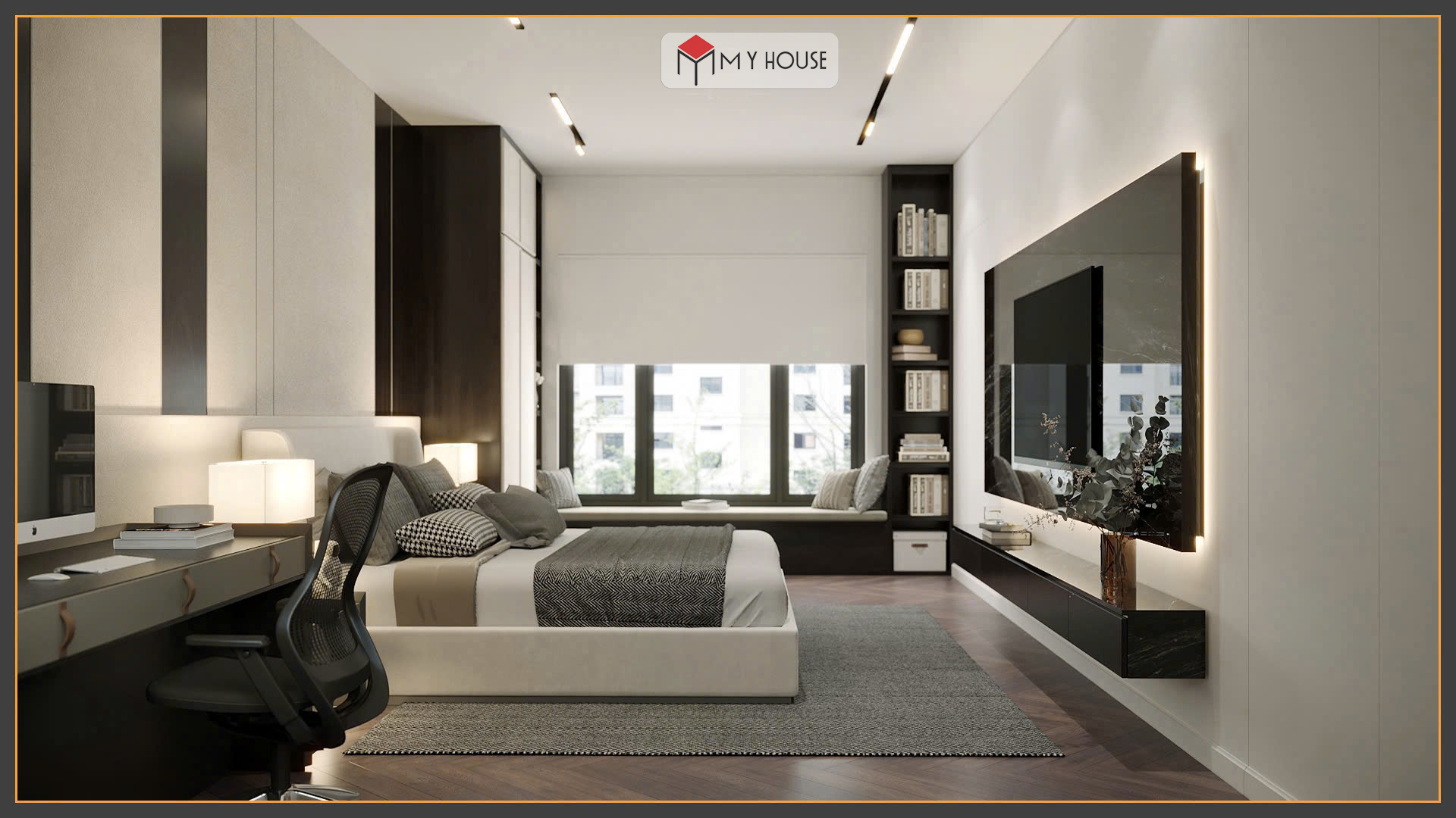 Thiết kế nội thất biệt thự Cityland Luxury Villas Mễ Trì 18