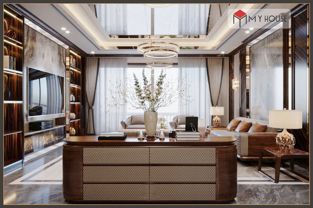 Thiết kế nội thất biệt thự Cityland Luxury Villas Mễ Trì 5