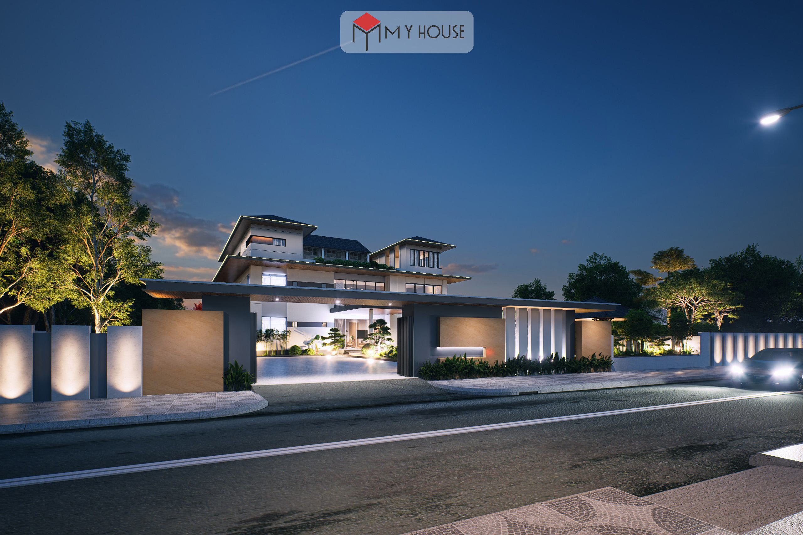 Dự án thiết kế nội thất hiện đại villa Anh Tuấn tại Hà Nội 2
