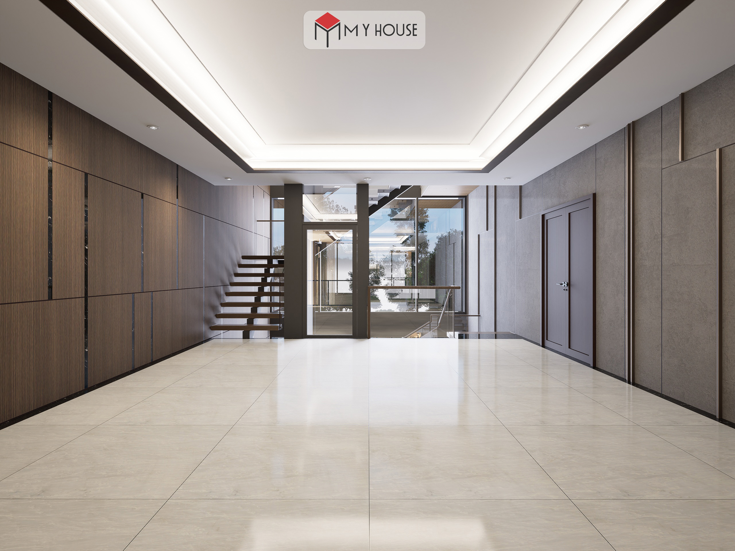 Dự án thiết kế nội thất hiện đại villa Anh Tuấn tại Hà Nội 9