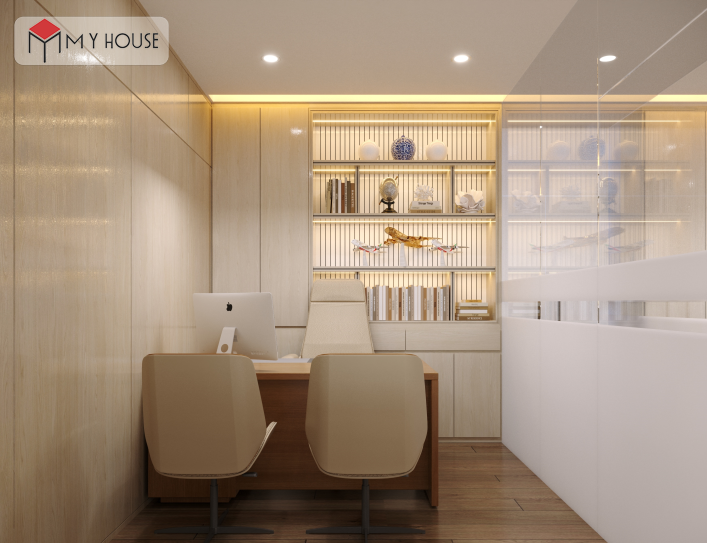 Thiết kế thi công nội thất văn phòng Sunair tại số 3 Lương Yên 7