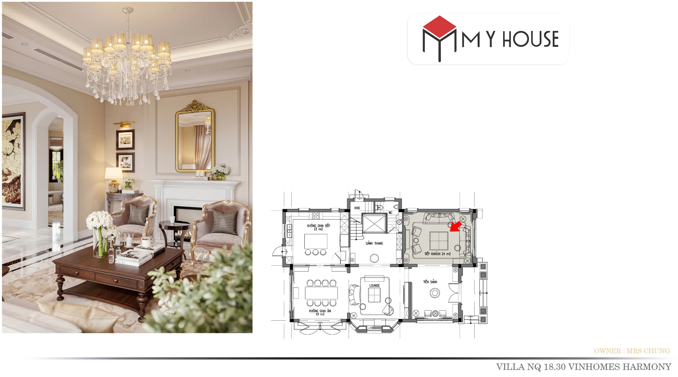 Villa NQ 18.30 tinh hoa tân cổ điển giữa lòng Vinhomes Harmony 2