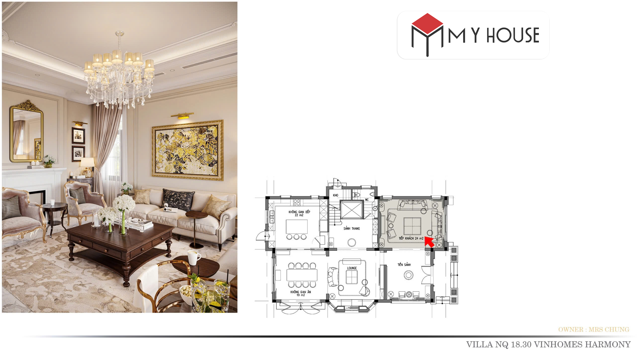 Villa NQ 18.30 tinh hoa tân cổ điển giữa lòng Vinhomes Harmony 5