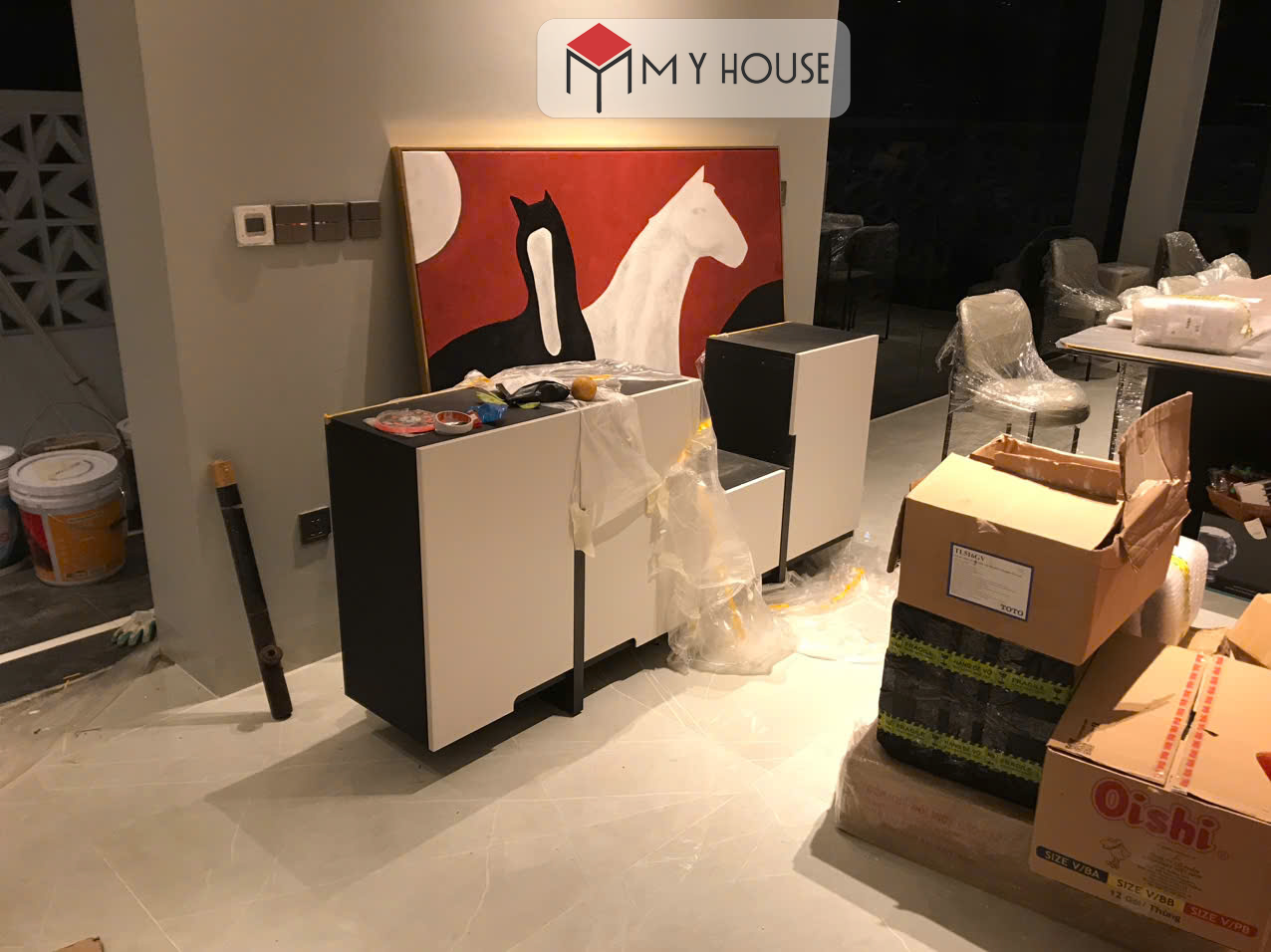 Nhật ký thi công nội thất biệt thự nhà Anh Nam tại Bắc Ninh 6