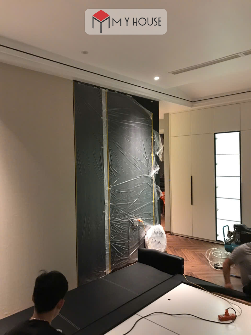 Nhật ký thi công nội thất biệt thự nhà Anh Nam tại Bắc Ninh 9